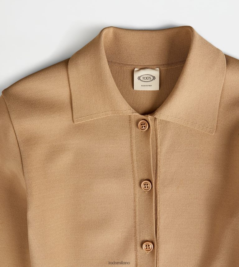 donnebeige Tod's abito longuette in maglia P66X8B560