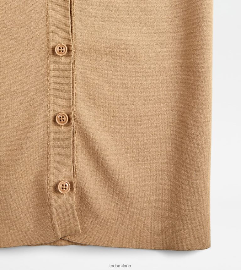 donnebeige Tod's abito longuette in maglia P66X8B560