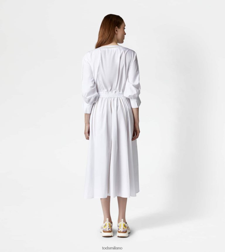 donnebianco Tod's abito in popeline P66X8B1135