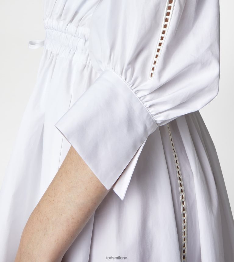 donnebianco Tod's abito in popeline P66X8B1135