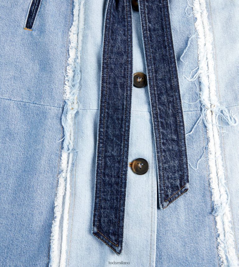 donneblu/azzurro Tod's gonna in denim P66X8B591