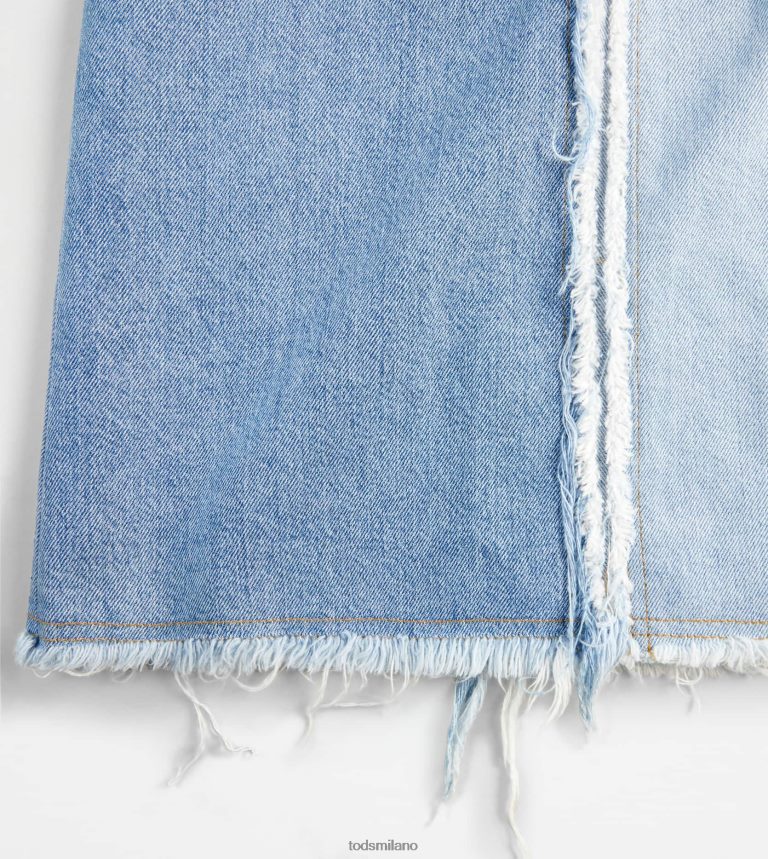 donneblu/azzurro Tod's gonna in denim P66X8B591