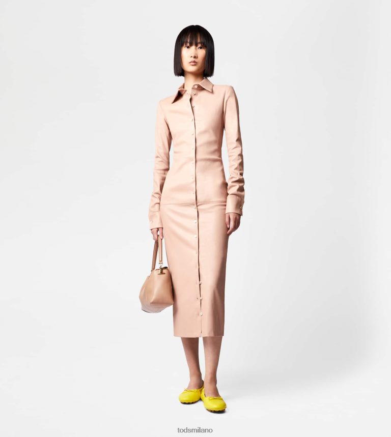 donnerosa Tod's abito midi in nappa stretch P66X8B561