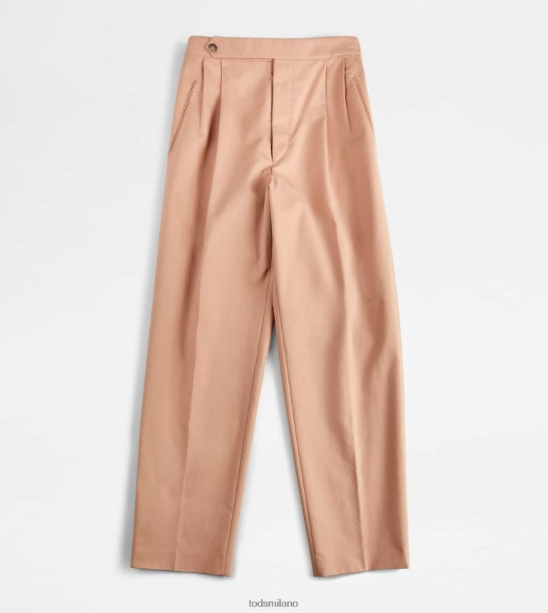 donnebeige Tod's pantaloni in cotone elasticizzato P66X8B550