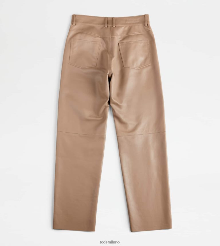 donnemarrone Tod's Pantalone 5 tasche in pelle P66X8B584