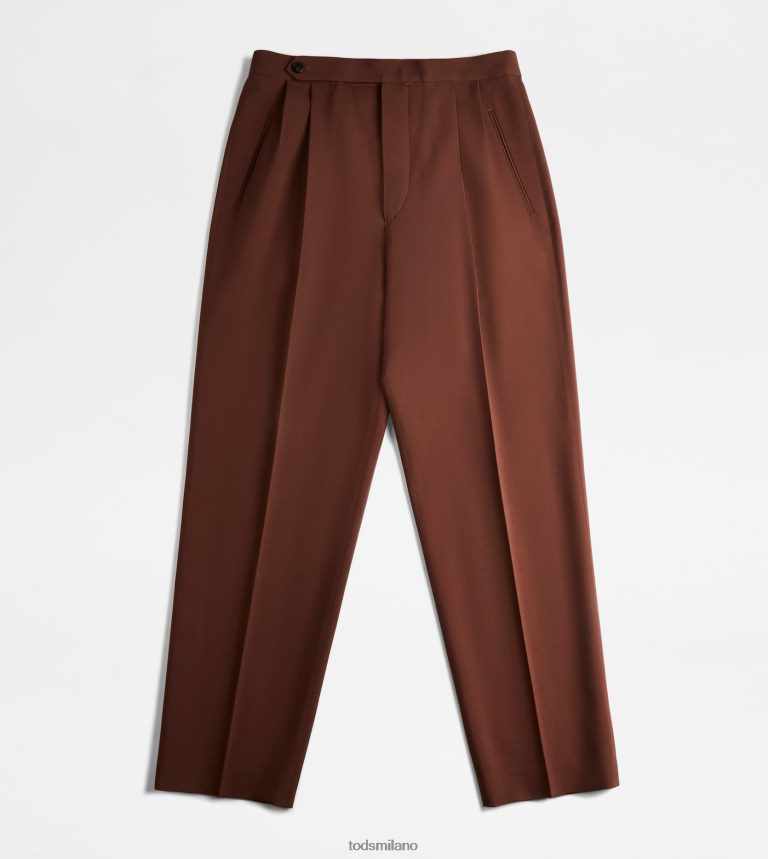 donnemarrone Tod's pantaloni in lana P66X8B565