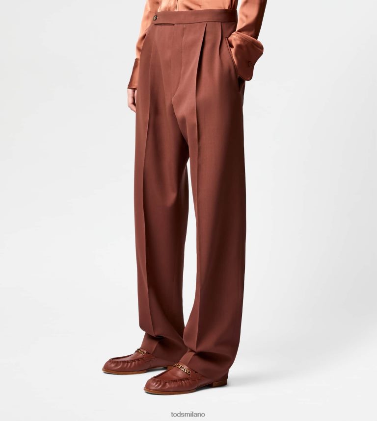 donnemarrone Tod's pantaloni in lana P66X8B565