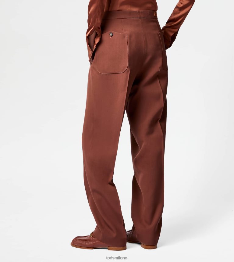 donnemarrone Tod's pantaloni in lana P66X8B565