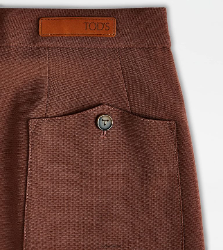 donnemarrone Tod's pantaloni in lana P66X8B565