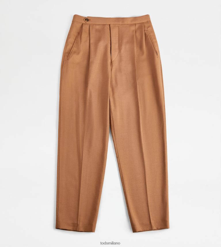 donnemarrone Tod's pantaloni in lana misto seta P66X8B563
