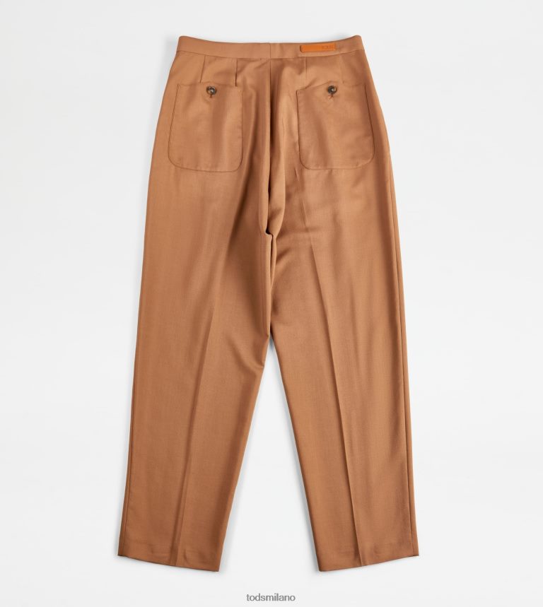 donnemarrone Tod's pantaloni in lana misto seta P66X8B563