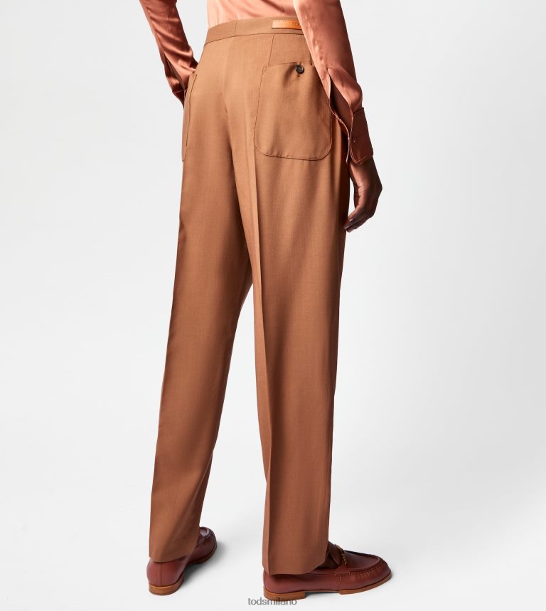 donnemarrone Tod's pantaloni in lana misto seta P66X8B563