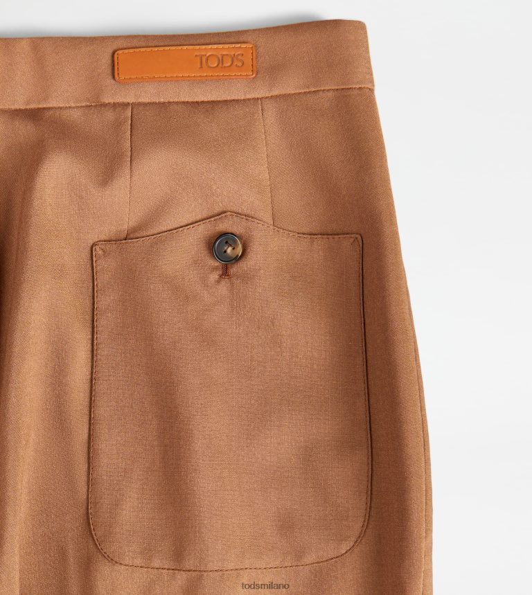 donnemarrone Tod's pantaloni in lana misto seta P66X8B563