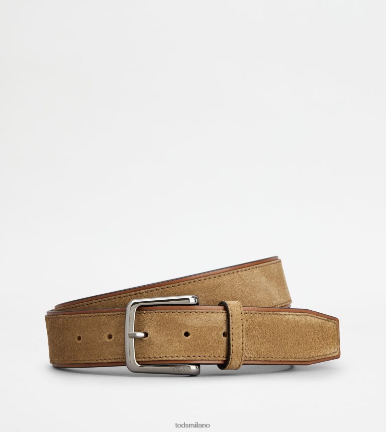 uominibeige Tod's cintura in pelle scamosciata P66X8B952