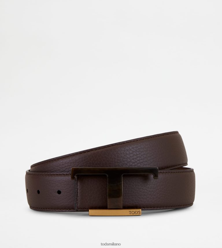 uominimarrone Tod's cintura reversibile in pelle P66X8B970