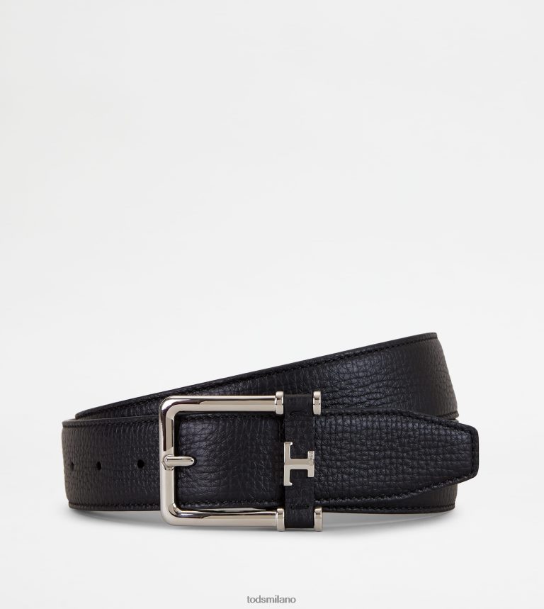 uomininero Tod's cintura in pelle P66X8B951