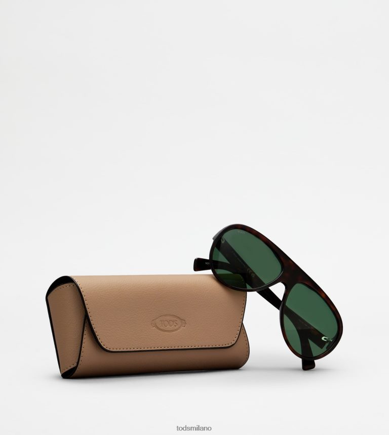 uominibeige Tod's occhiali da sole a maschera P66X8B1084