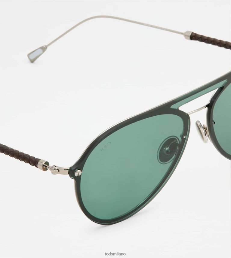 uominigrigio Tod's occhiali da sole a maschera P66X8B1078