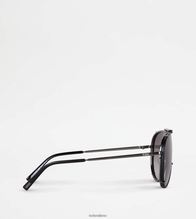 uominigrigio Tod's occhiali da sole da pilota P66X8B1080