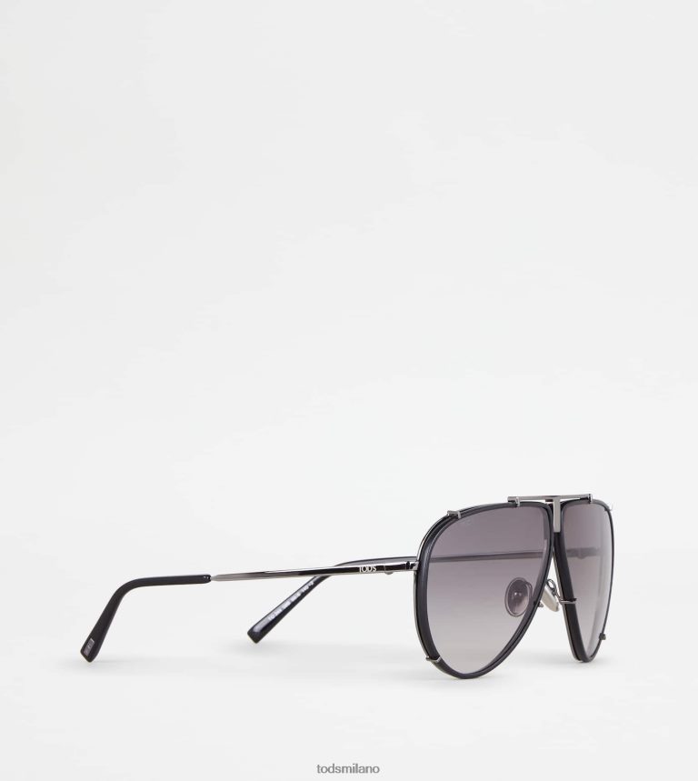 uominigrigio Tod's occhiali da sole da pilota P66X8B1080