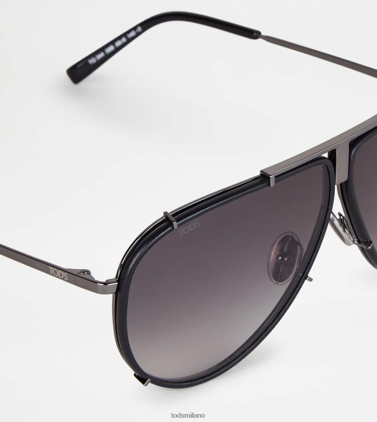 uominigrigio Tod's occhiali da sole da pilota P66X8B1080
