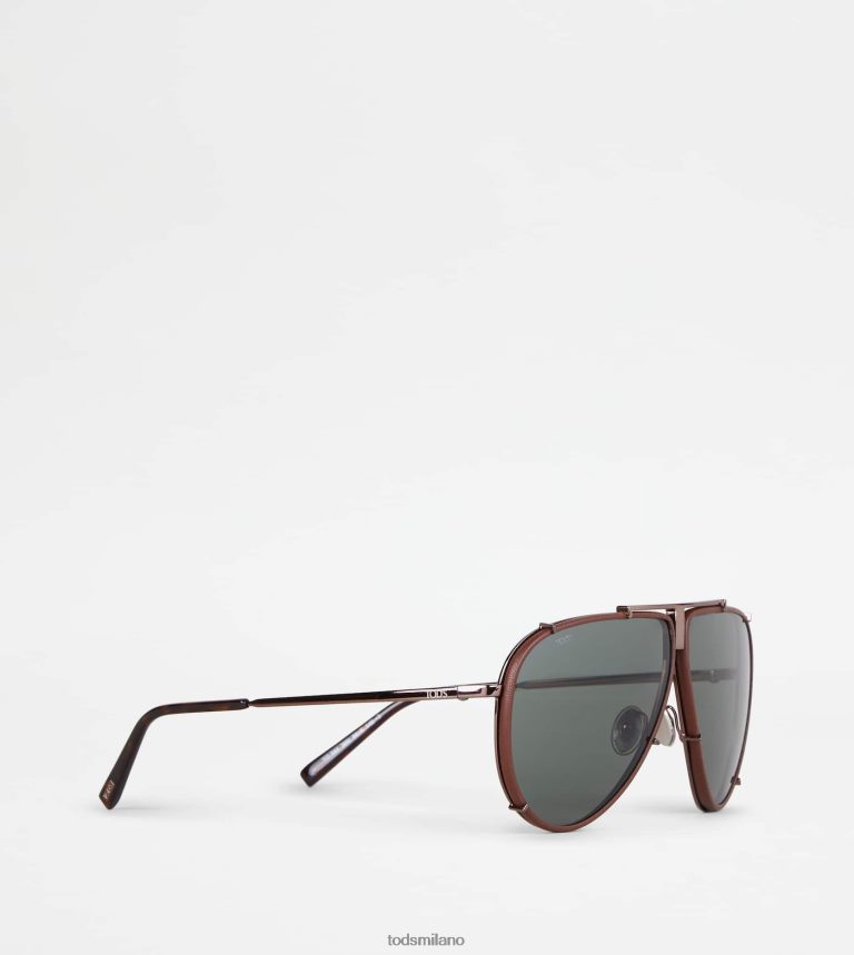 uominimarrone Tod's occhiali da sole da pilota P66X8B1079