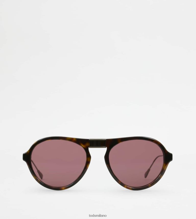 uominimarrone Tod's occhiali da sole pieghevoli P66X8B1077