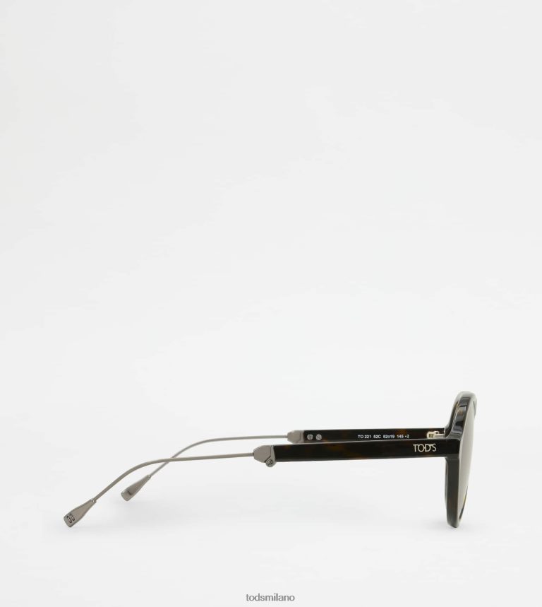 uominimarrone Tod's occhiali da sole pieghevoli P66X8B1077