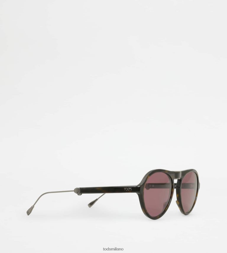 uominimarrone Tod's occhiali da sole pieghevoli P66X8B1077