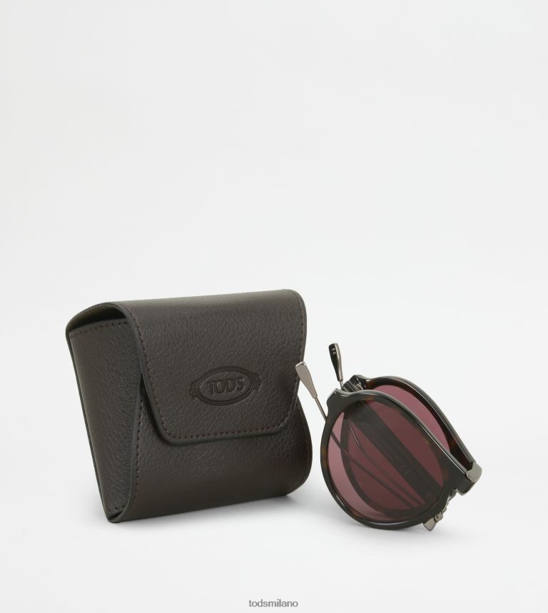 uominimarrone Tod's occhiali da sole pieghevoli P66X8B1077