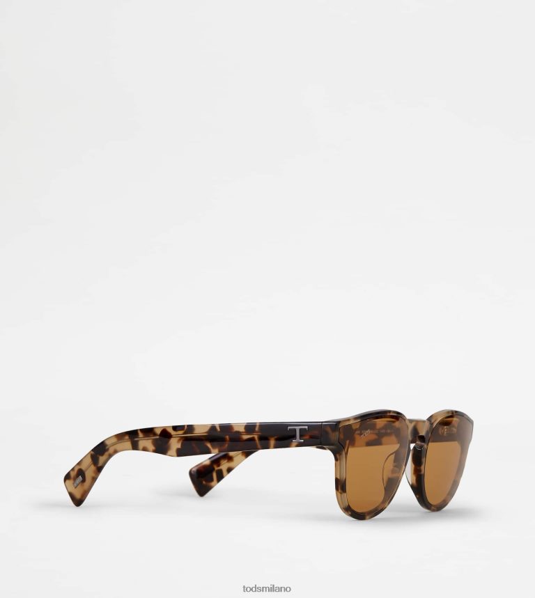 uominimarrone Tod's occhiali da sole tartarugati P66X8B1072