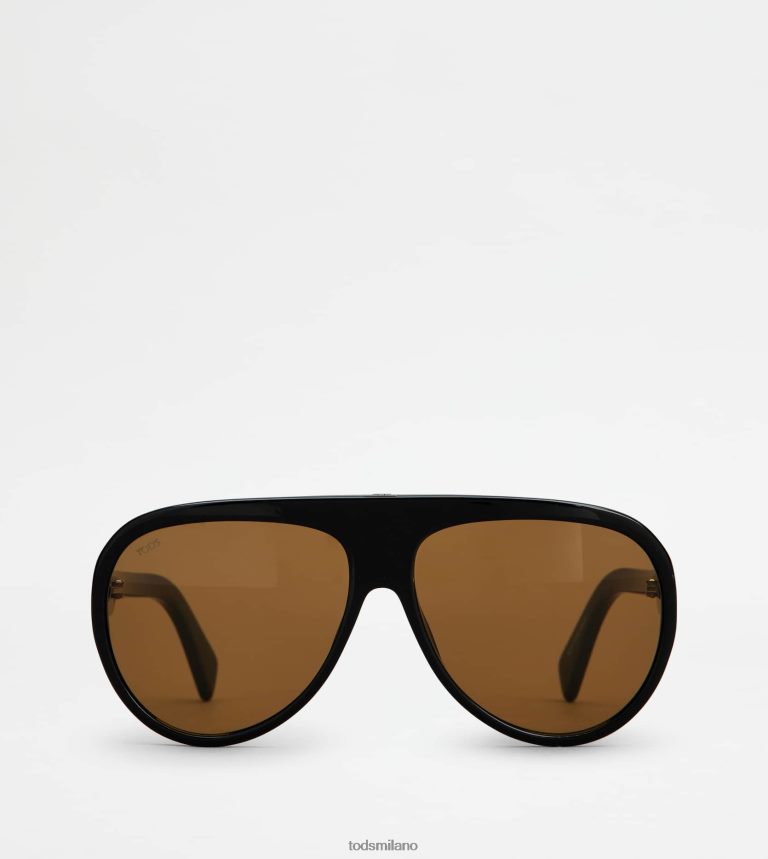uomininero Tod's occhiali da sole a maschera P66X8B1083