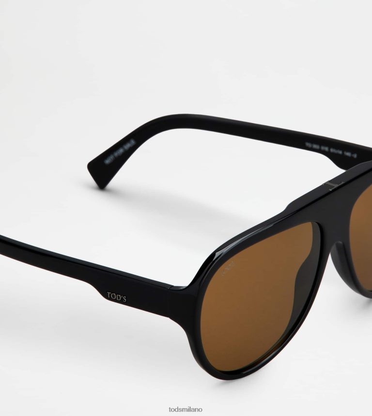 uomininero Tod's occhiali da sole a maschera P66X8B1083