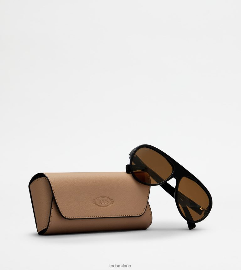uomininero Tod's occhiali da sole a maschera P66X8B1083