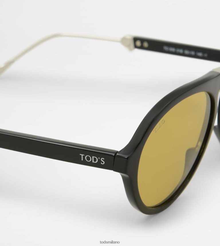 uomininero Tod's occhiali da sole pieghevoli P66X8B1076