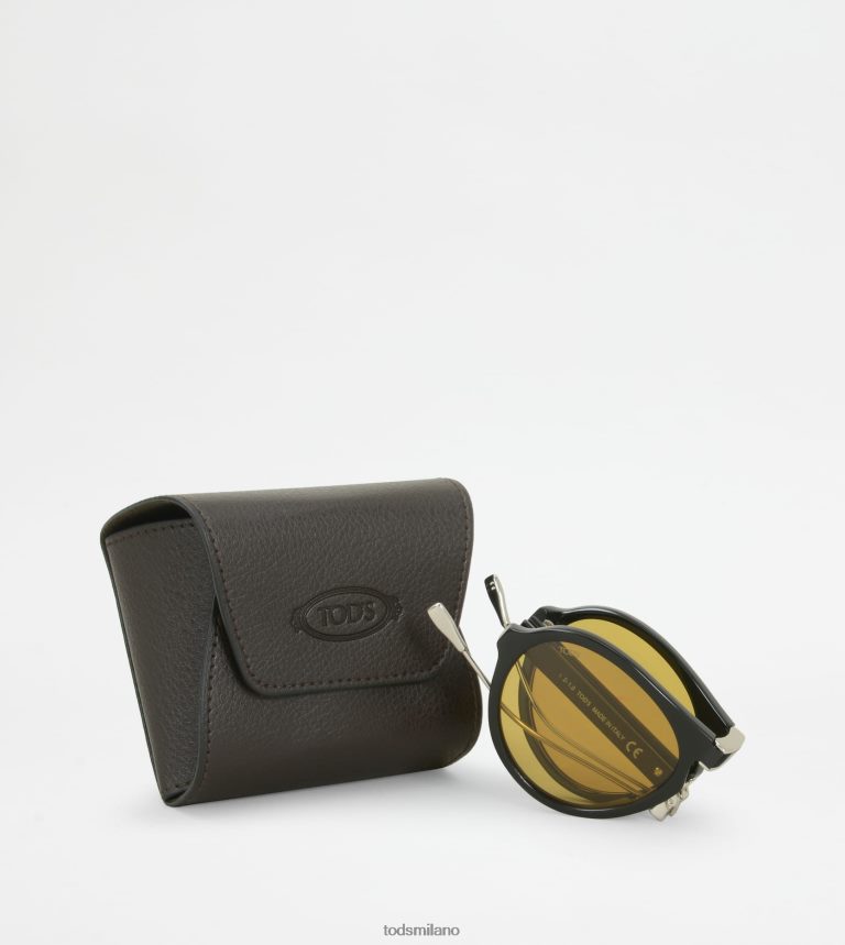 uomininero Tod's occhiali da sole pieghevoli P66X8B1076