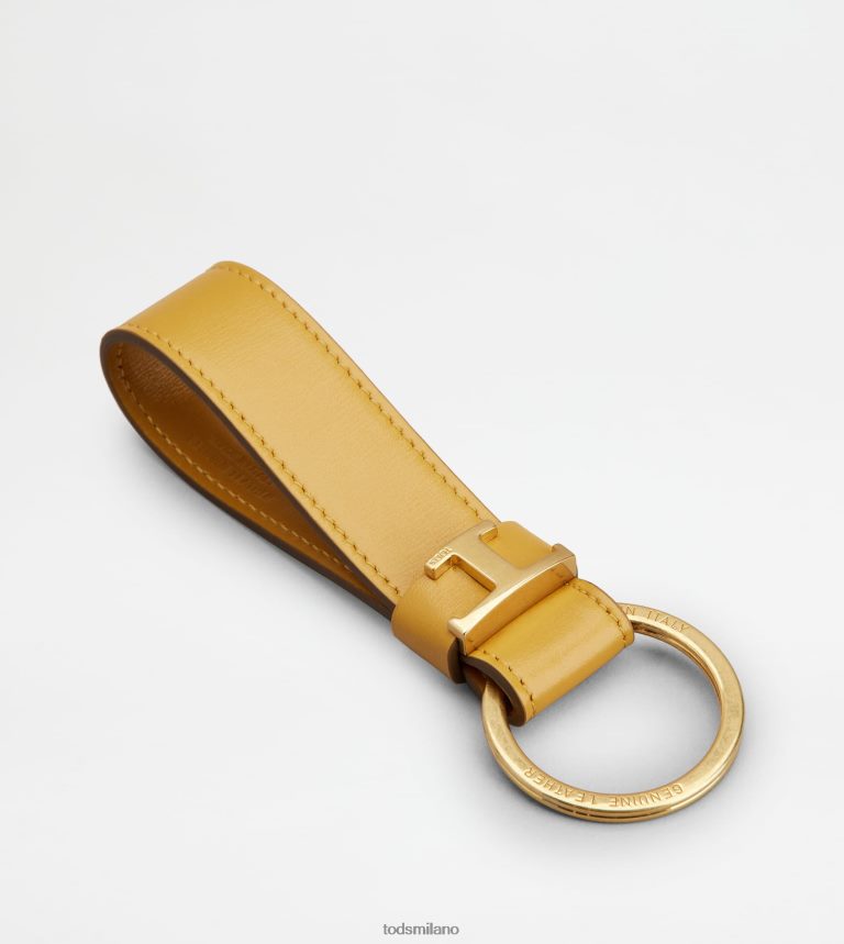 uominigiallo Tod's portachiavi in ​​pelle P66X8B1034