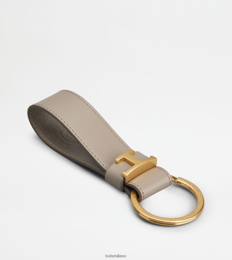 uominigrigio Tod's portachiavi in ​​pelle P66X8B1033