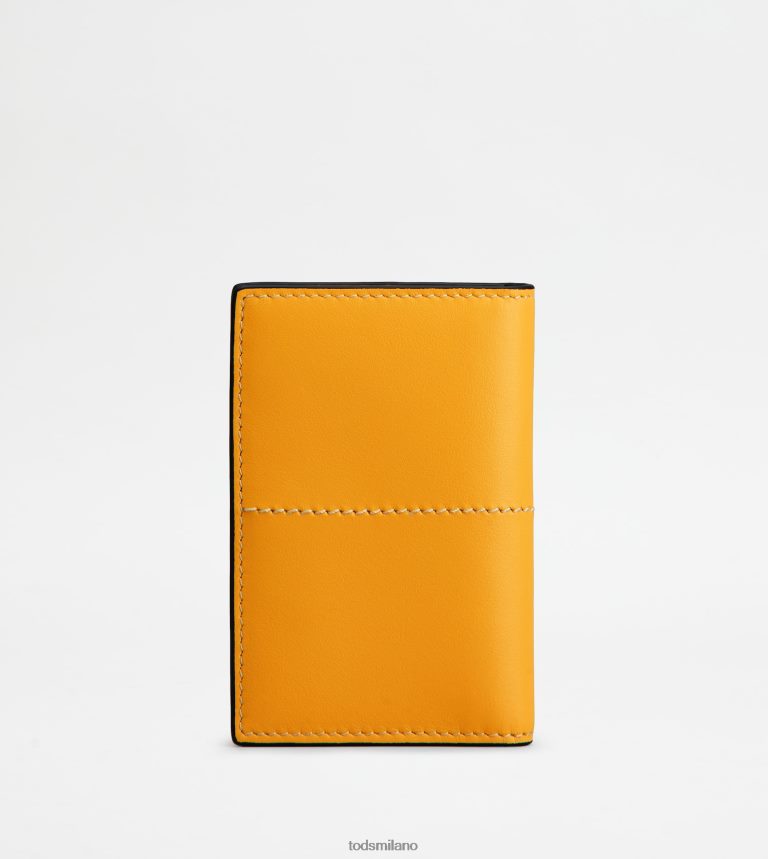 uominiarancia Tod's porta carte di credito in pelle P66X8B1018