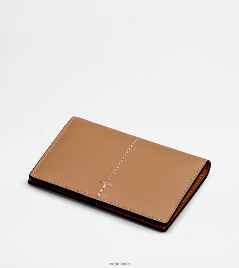 uominimarrone Tod's porta carte di credito in pelle P66X8B1021