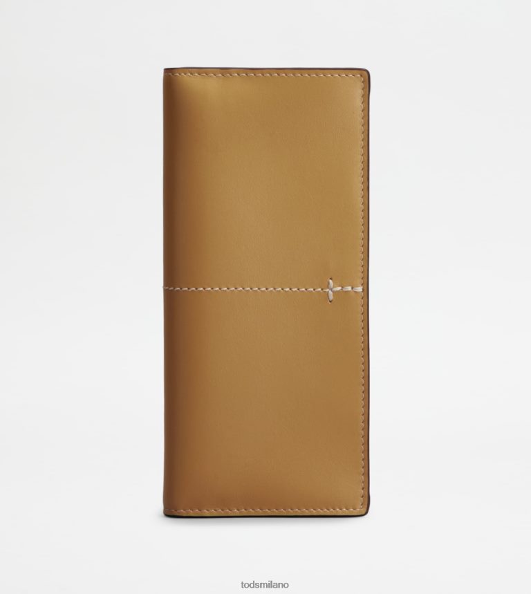 uominimarrone Tod's portafoglio verticale in pelle P66X8B1025