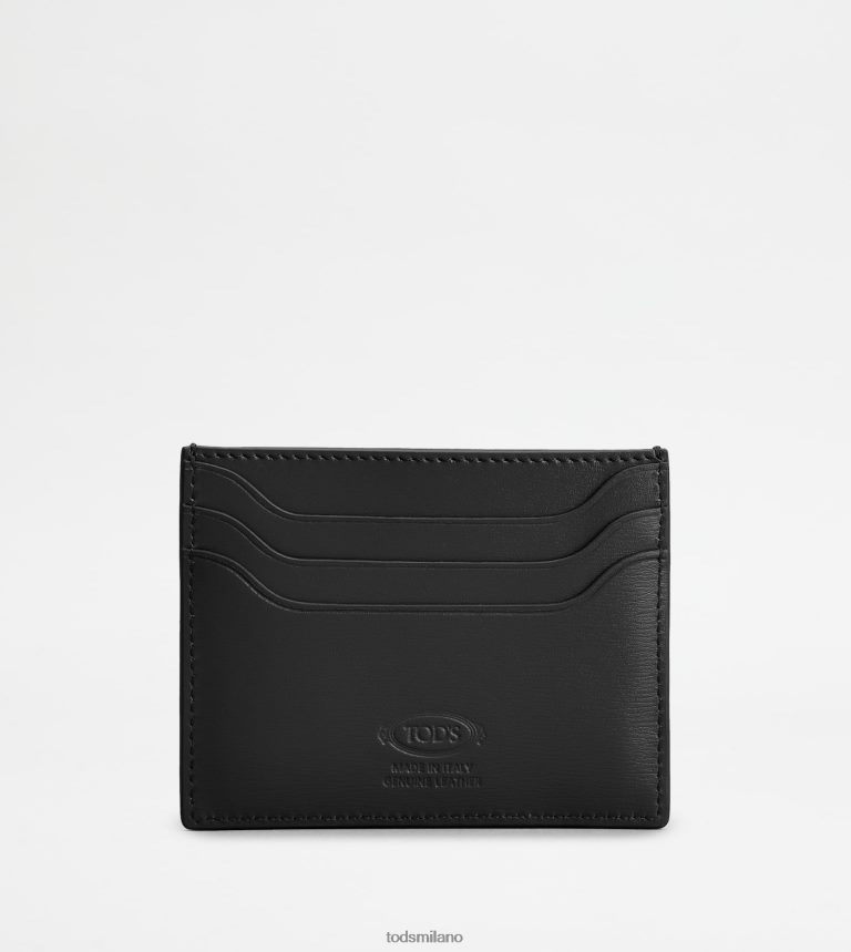 uomininero Tod's portacarte in pelle P66X8B1012