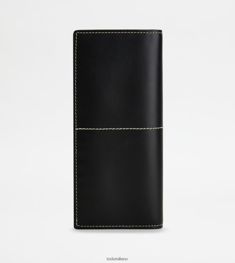 uomininero Tod's portafoglio verticale in pelle P66X8B1020