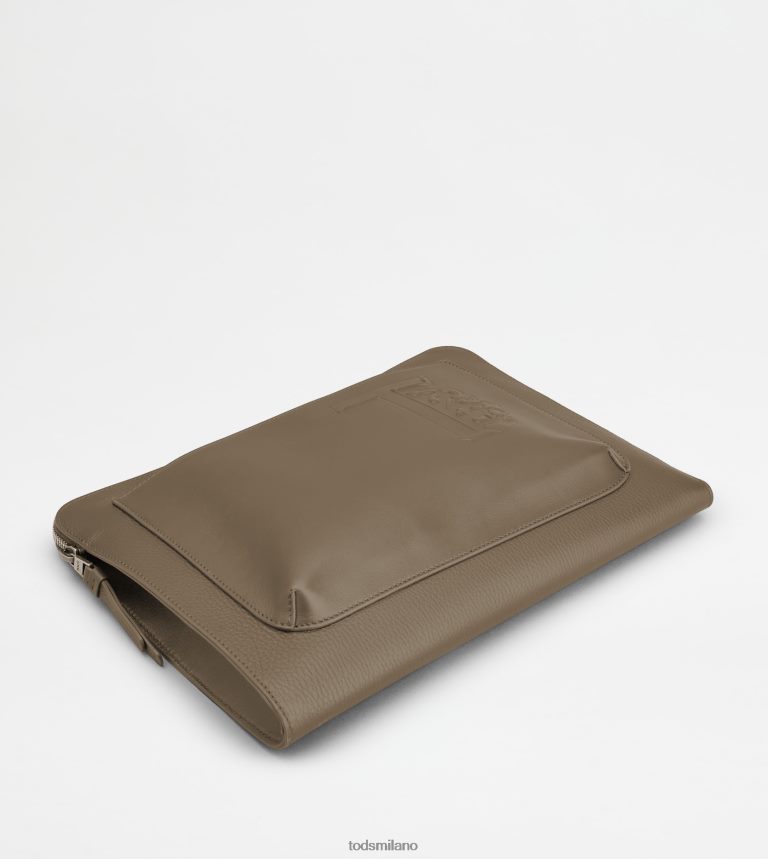 uominimarrone Tod's borsa in pelle piccola P66X8B1003
