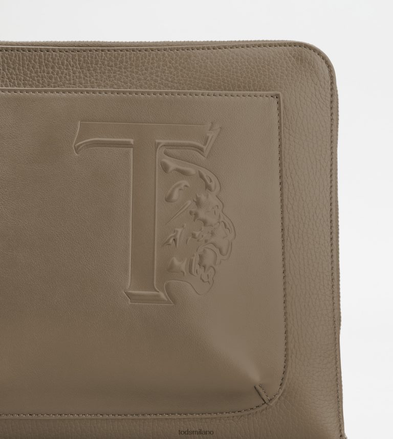 uominimarrone Tod's borsa in pelle piccola P66X8B1003