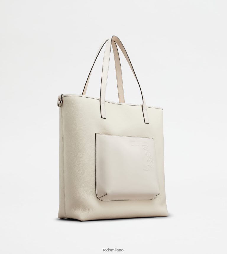 uominibianco Tod's borsa shopping in pelle media P66X8B998