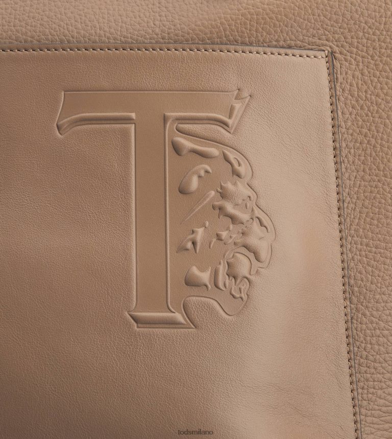 uominimarrone Tod's borsa shopping in pelle media P66X8B1004