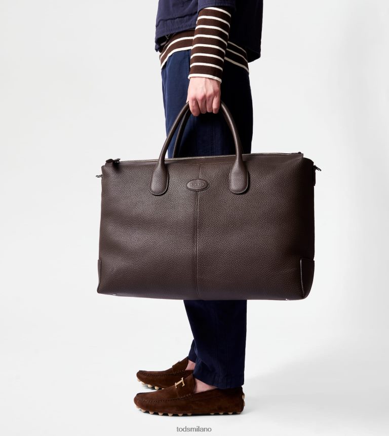 uominimarrone Tod's di borsa in pelle grande P66X8B991