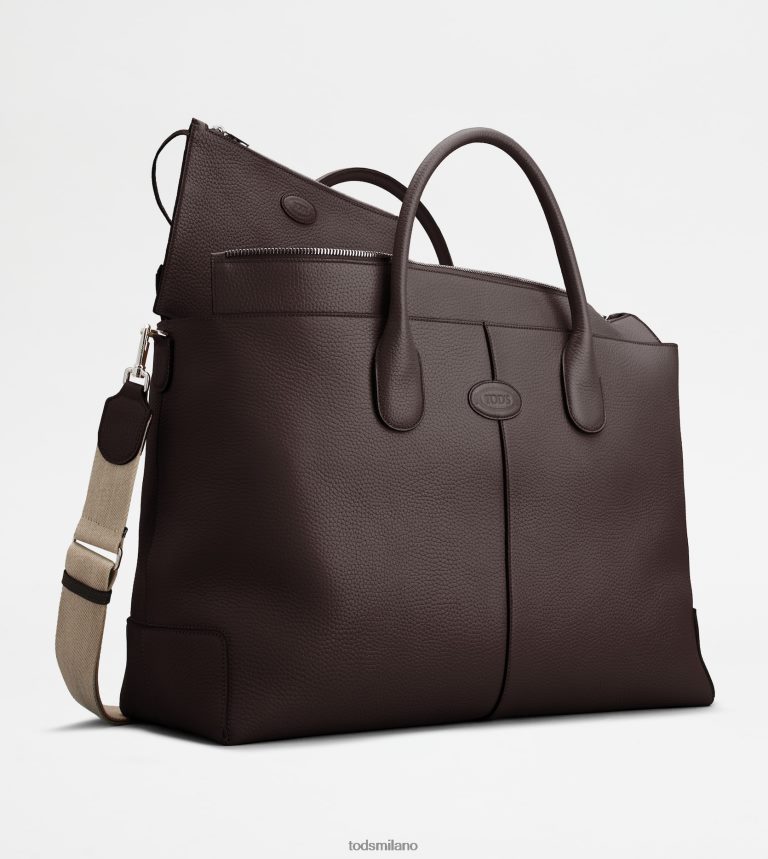 uominimarrone Tod's di borsa in pelle grande P66X8B991
