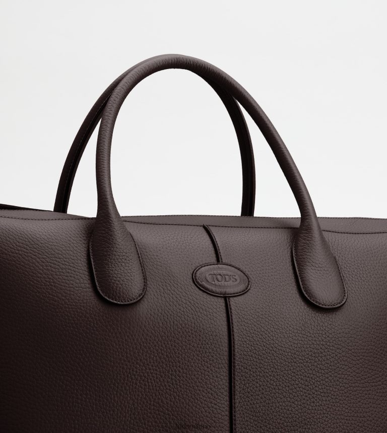 uominimarrone Tod's di borsa in pelle grande P66X8B991